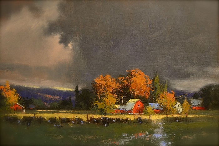 Деревенские пейзажи на эмоциональных картинах с мощной энергетикой Деревенские пейзажи на эмоциональных картинах с мощной энергетикой