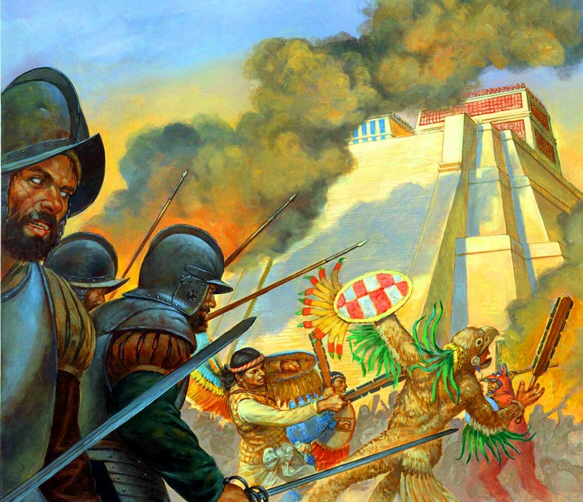 Как горстка испанцев во главе с Эрнаном Кортесом смогла завоевать империю ацтеков?