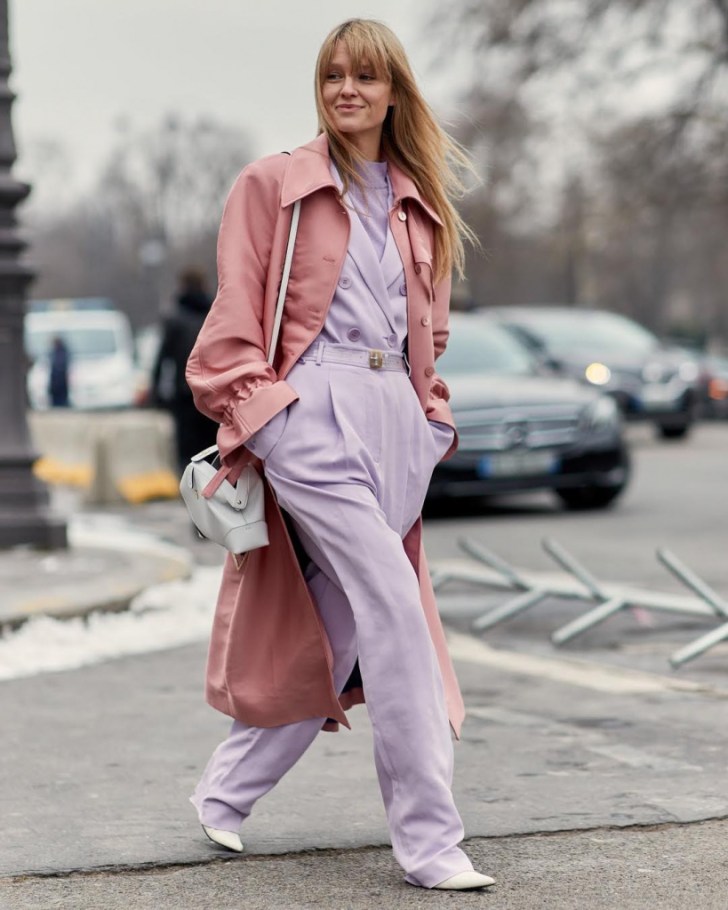 Лавандовый — самый популярный и нежный оттенок для весны 2020 оттенок, очень, лавандовом, Лавандовый, модницы, возможно, смотрится, лаванды, розового, простые, например, оттенке, блузы, выбирайте, Эльза, ХоскЖанна, костюмы, брючные, брюки, ДамасПлатья