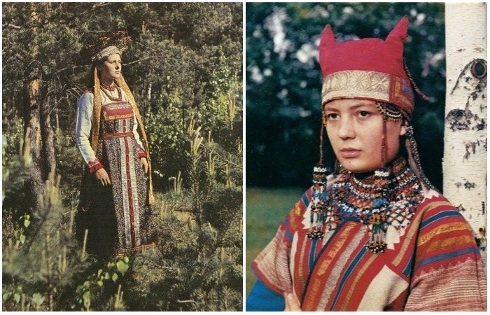 Красота сквозь века: Фотографии русских красавиц в роскошных национальных костюмах