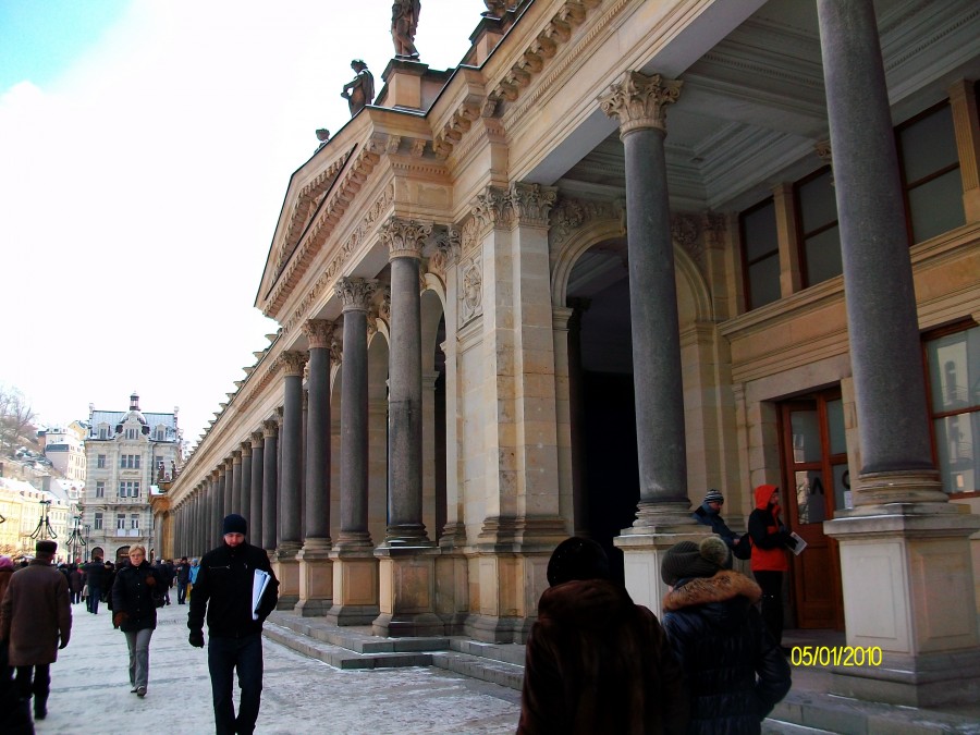Зимой в Карловых Варах Зимой в Карловых Варах