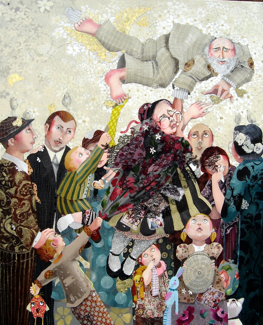 Женское счастье - муж, дети, внуки, семья... даже животные, и те счастливы… веселые картинки