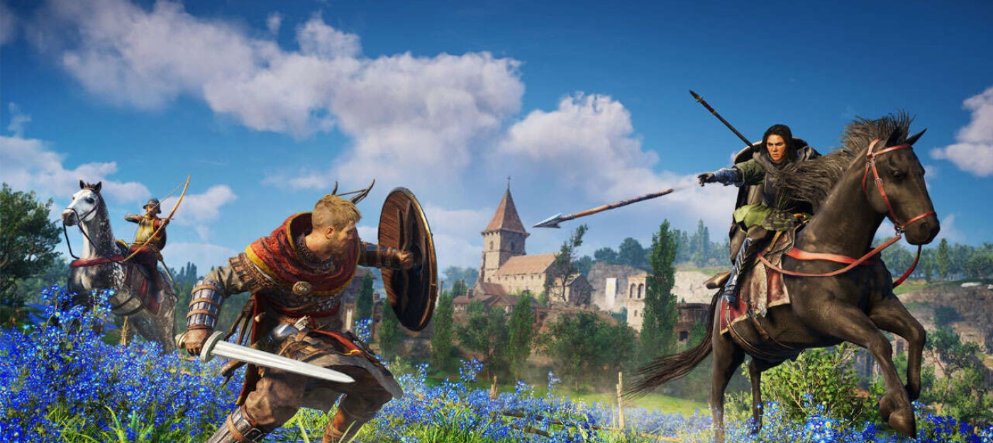 Стартовый геймплей Assassin's Creed Valhalla: Dawn of Ragnarok: разрушенный мифический мир action,adventures,fantasy,ps,xbox,Игры,Приключения,Фентези
