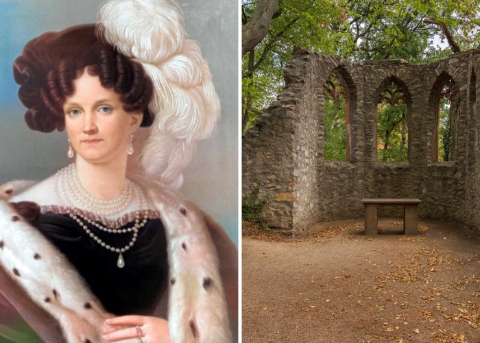 Принцесса росла на руинах монастыря вместе с матерью.