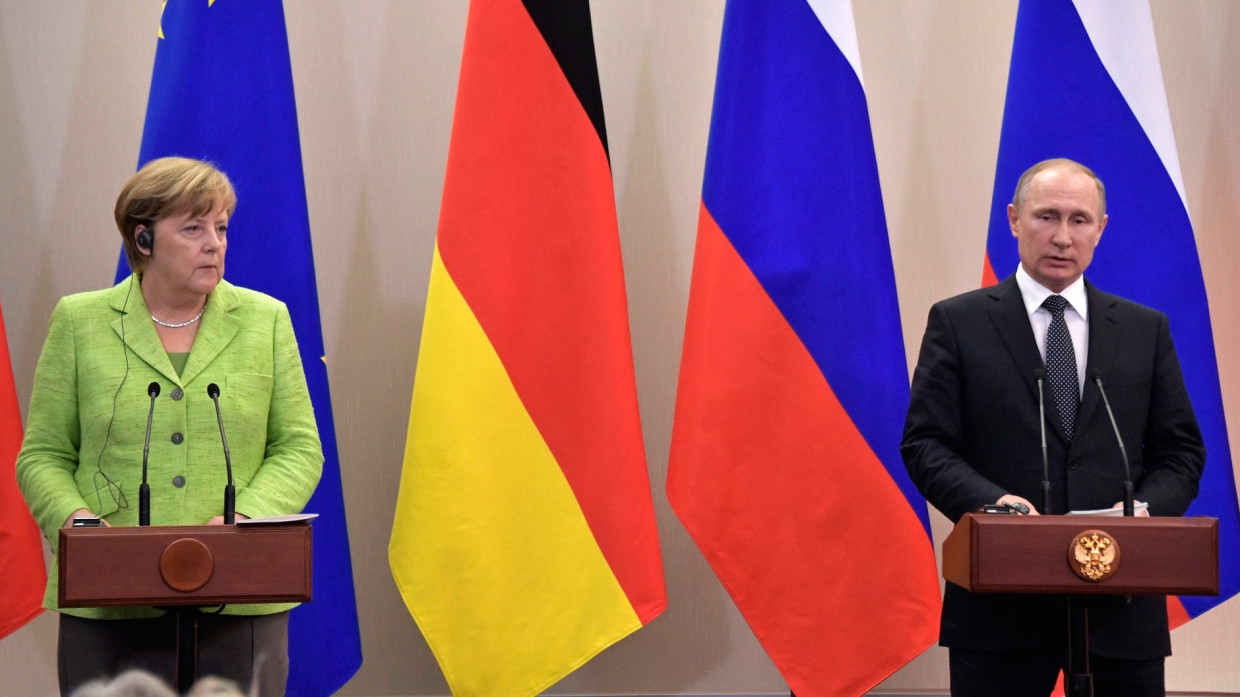 Путин в беседе с Меркель снова выразил соболезнования в связи с наводнениями