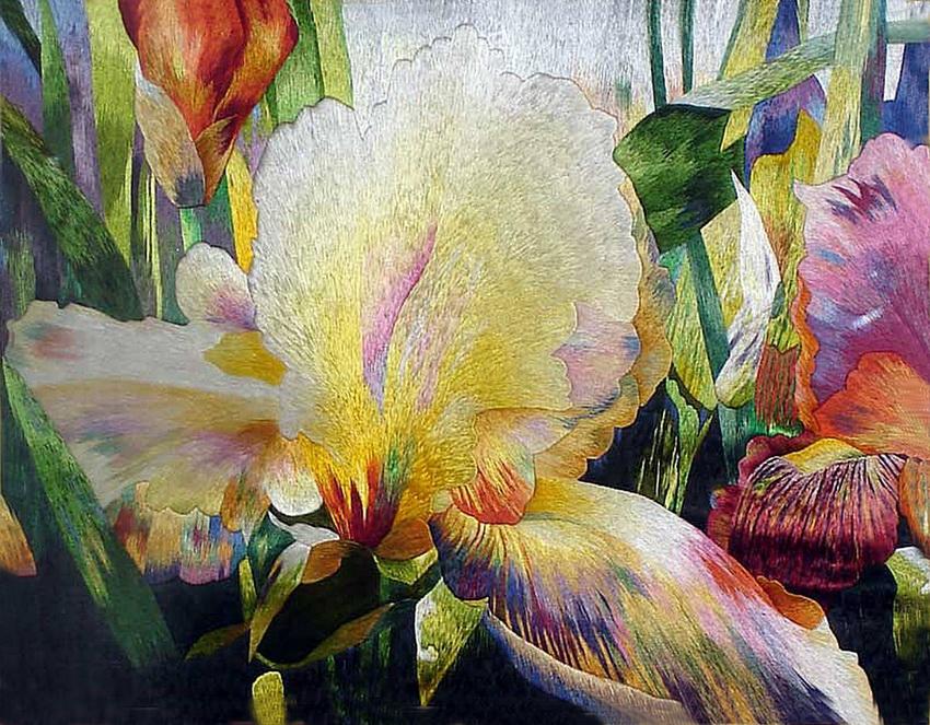 Вышивка шелком по шелку - жемчужина восточного искусства Вышивка шелком по шелку - жемчужина восточного искусства вышивка