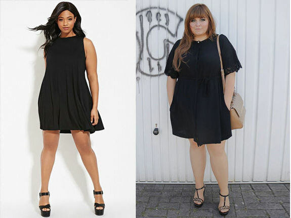 4 правила и 4 запрета при выборе вечернего платья для женщин plus size plus size,вечерние платья,мода и красота,модные советы,одежда и аксессуары