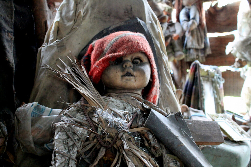 Остров Кукол: "ужастик" руками одного человека история,мексика,остров кукол,путешествия,сверхъестественное