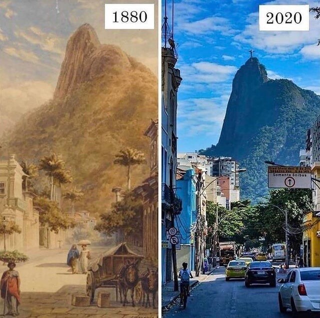 Фотография: Тогда и сейчас: 30 интересных фото, которые показывают течение времени №22 - BigPicture.ru