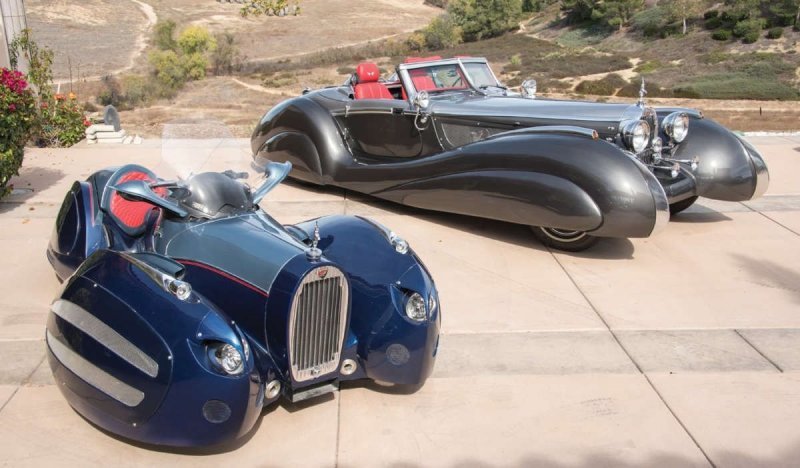 Не можешь купить — построй сам! Автомобиль с классическим французским дизайном Bugatti, Atlantis, который, крылья, автомобилей, модели, стиле, всегда, слишком, дороги, Французские, например, Figoni, Falaschi, миллионы, стоят, которые, Heritage, стекловолокна, компании