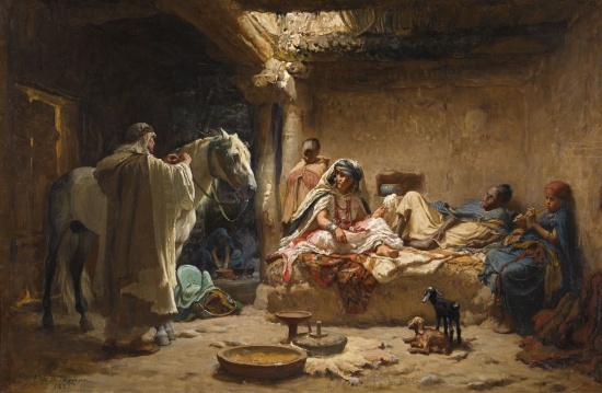 картина художника Фредерика Артура Бриджмена (Frederick Arthur Bridgman) – 26 художник Фредерик Артур Бриджмен (Frederick Arthur Bridgman) картины – 26