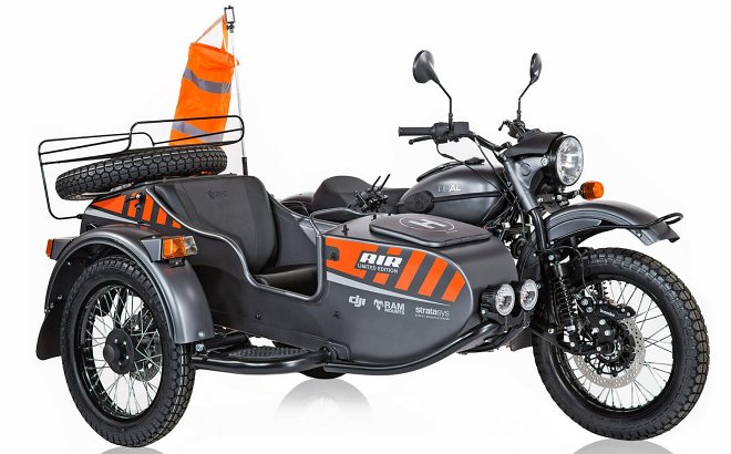 Новая модель мотоцикла «Урал» получит собственный встроенный беспилотник