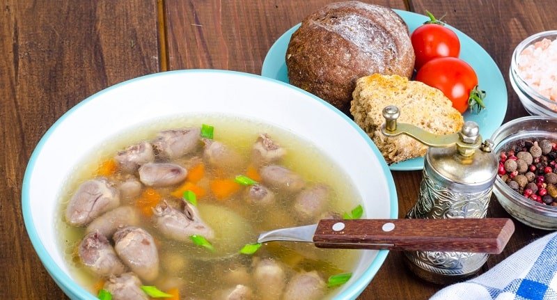 Суп из куриных сердечек: как быстро и вкусно приготовить курица,мясные блюда,супы