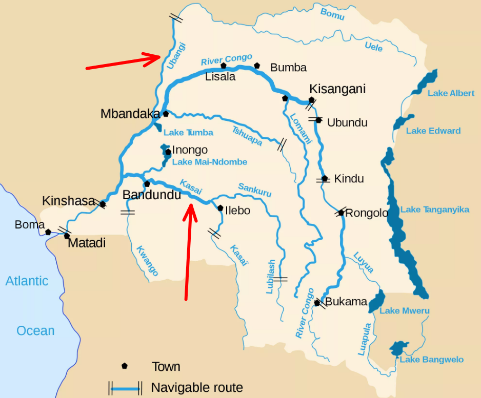 Река конго на карте. Река Конго с притоками на карте. Исток реки Конго на карте. Исток реки Конго. Притоки реки Конго.