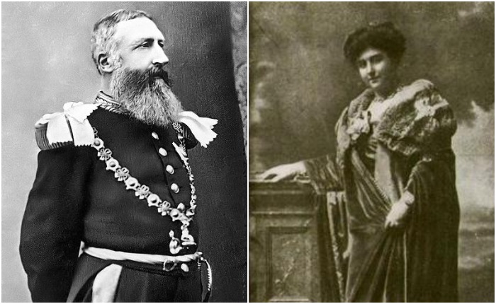Король Леопольд II и Каролина Лакруа