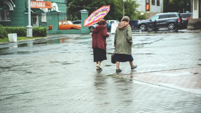 Дождь в центре Барнаула / Фото: amic.ru