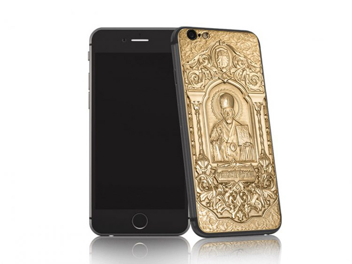 «Спаси и сохрани»: провокационная пасхальная коллекция золотых айфонов iphone,дизайн,золото,люкс,Россия