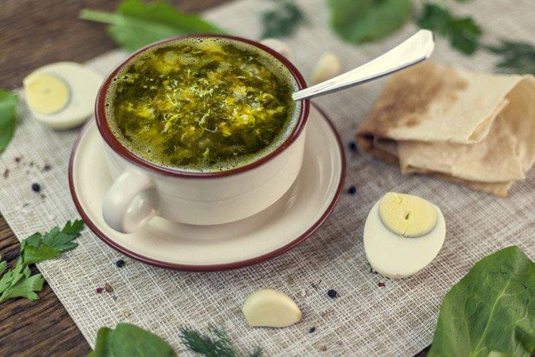 15 вкусных и сытных зеленых борщей первые блюда,супы