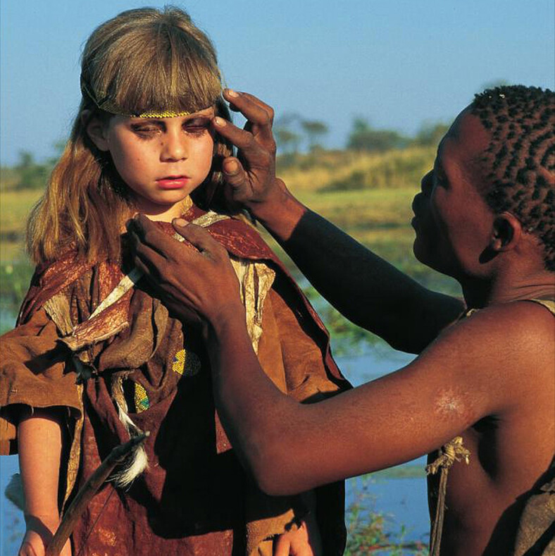 Как Маугли: история удивительной девочки, которая 10 лет жила среди диких племен и опасных африканских животных дети,интересное,маугли,невероятное,удивительное