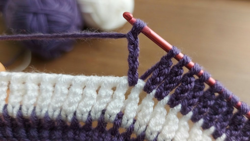 Самое простое тунисское вязание — но как изящно и красиво вязание,мастер-класс,узоры