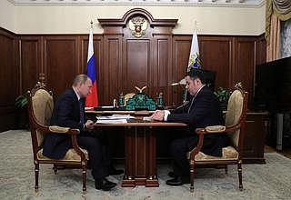 Рабочая встреча с губернатором Тверской области Игорем Руденей