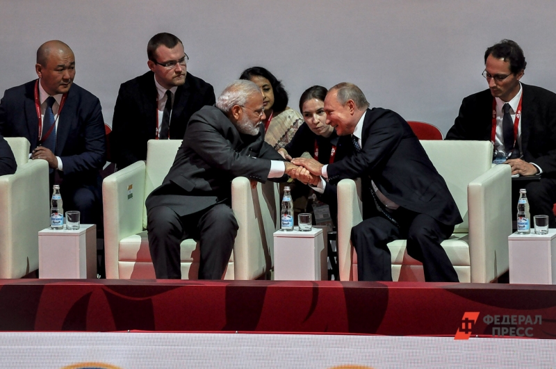 Моди и Путин