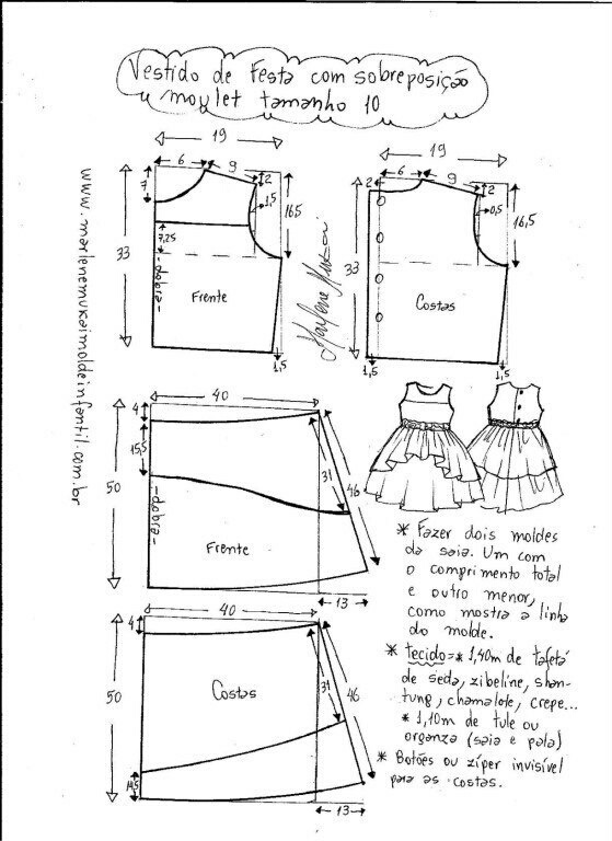 Выкройка платья на выпускной в детском саду выкройка платья,детское платье,Одежда