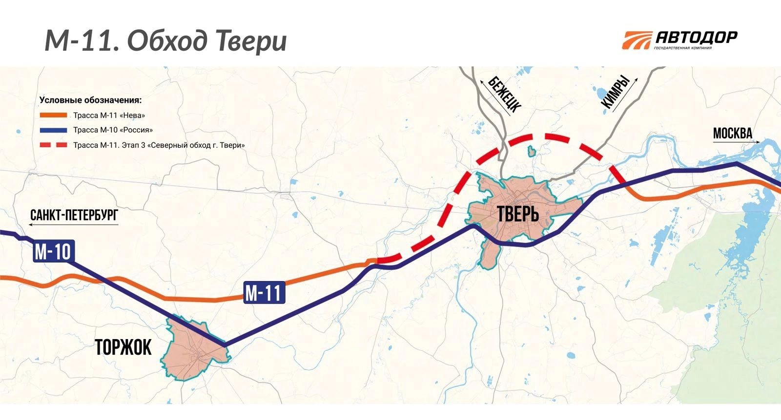 Игорь Руденя: Работы по строительству Северного обхода Твери находятся в активной фазе