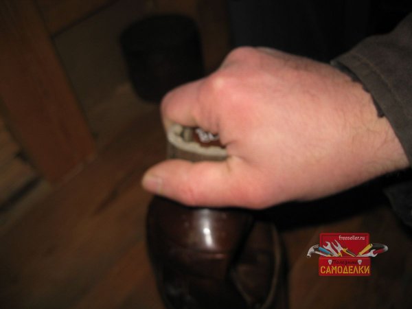 Открывалка для присохших крышек пластиковых бутылок самоделкин