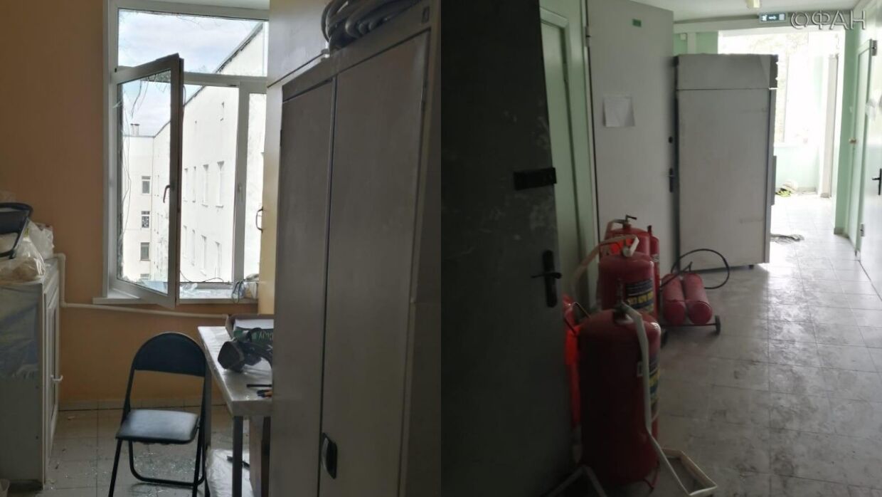 Появились фото из лаборатории медцентра в Обнинске, где произошел взрыв