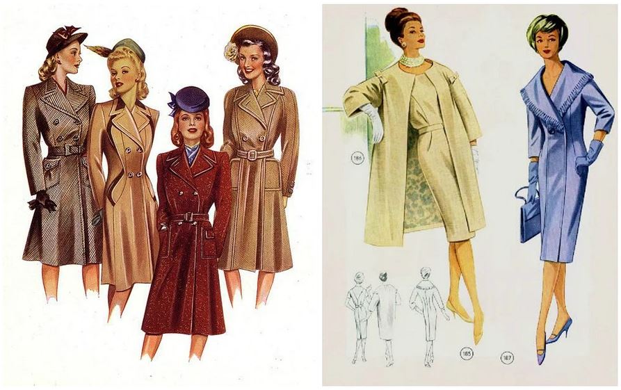 Модные советы для невысоких девушек из книг 1940-х годов история моды,мода,мода и красота,модные советы
