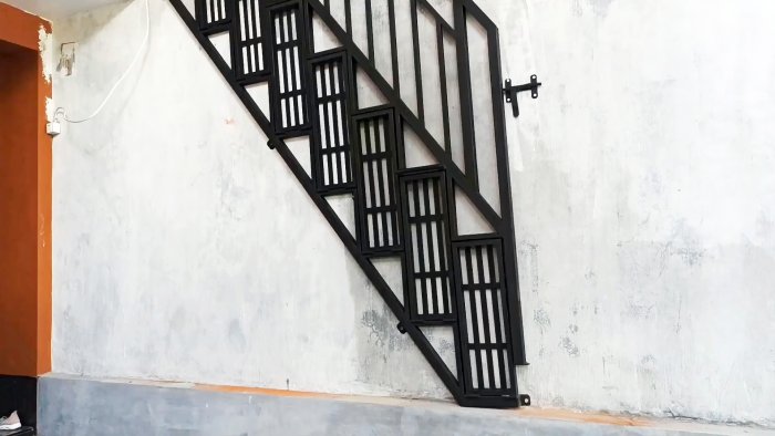 Как сделать боковую складную лестницу для дома и дачи,мастер-класс