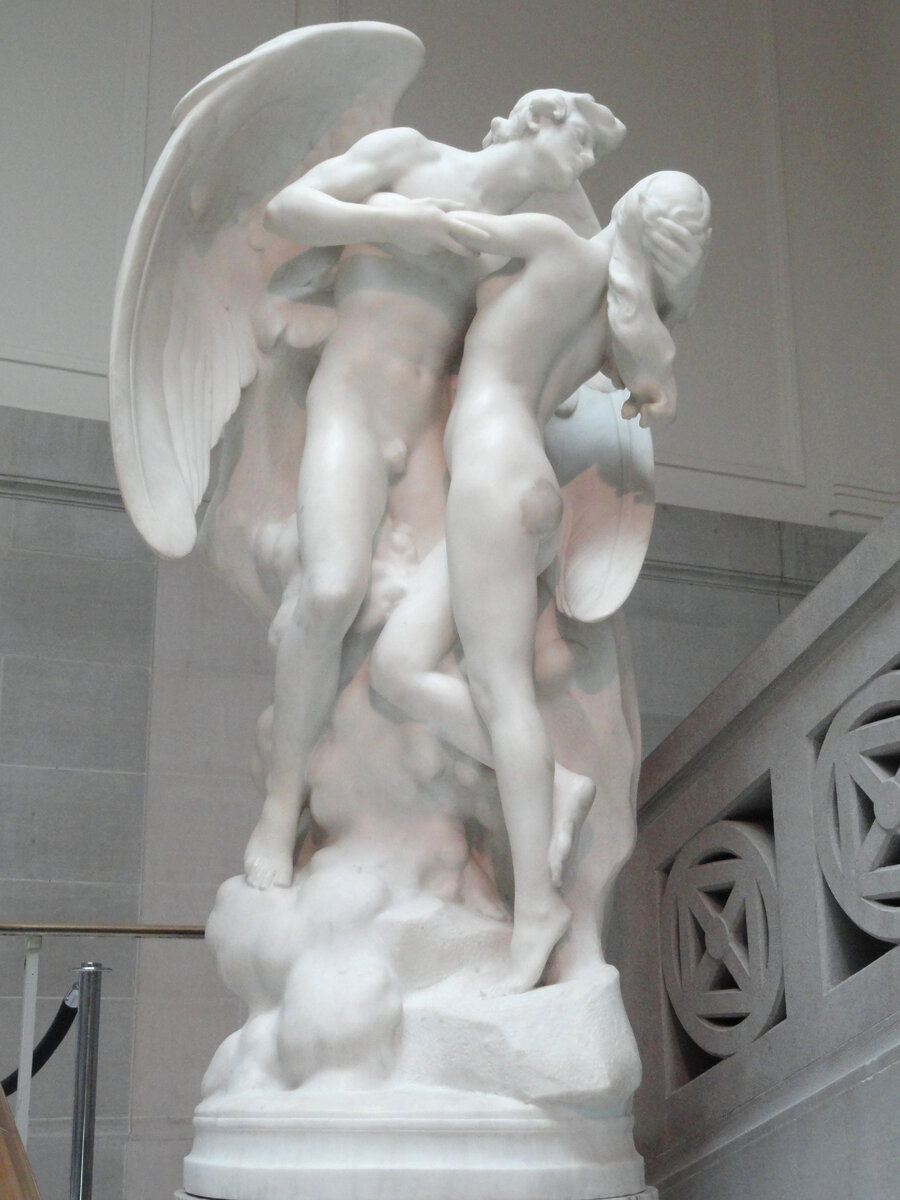 Сыны Божьи увидели Дочерей Человеческих, Что Они прекрасны, скульптура Дэниела Честера Френча. 