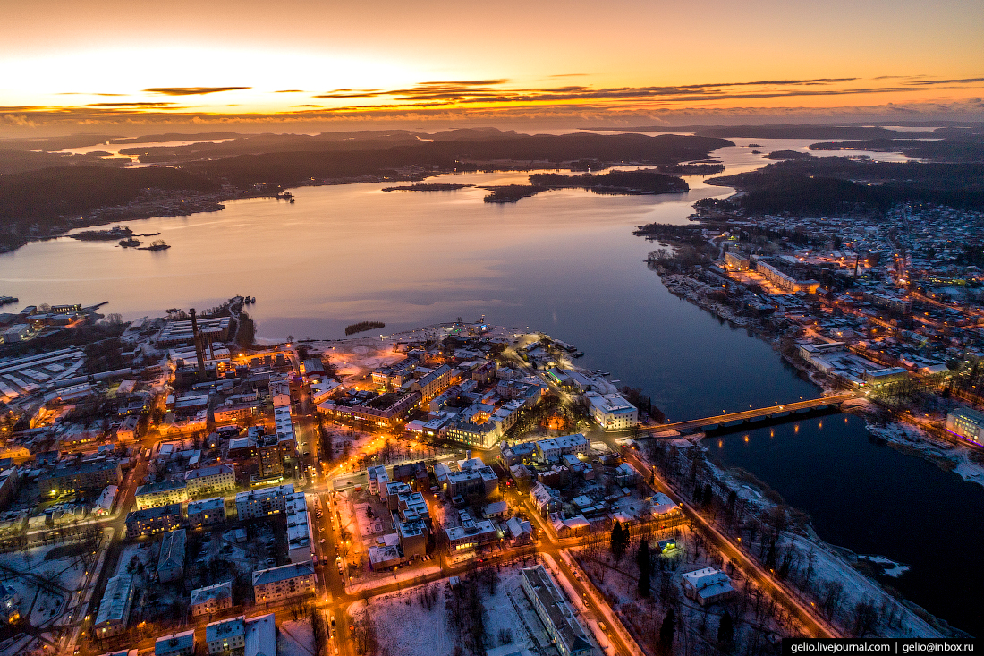 Сортавала с высоты