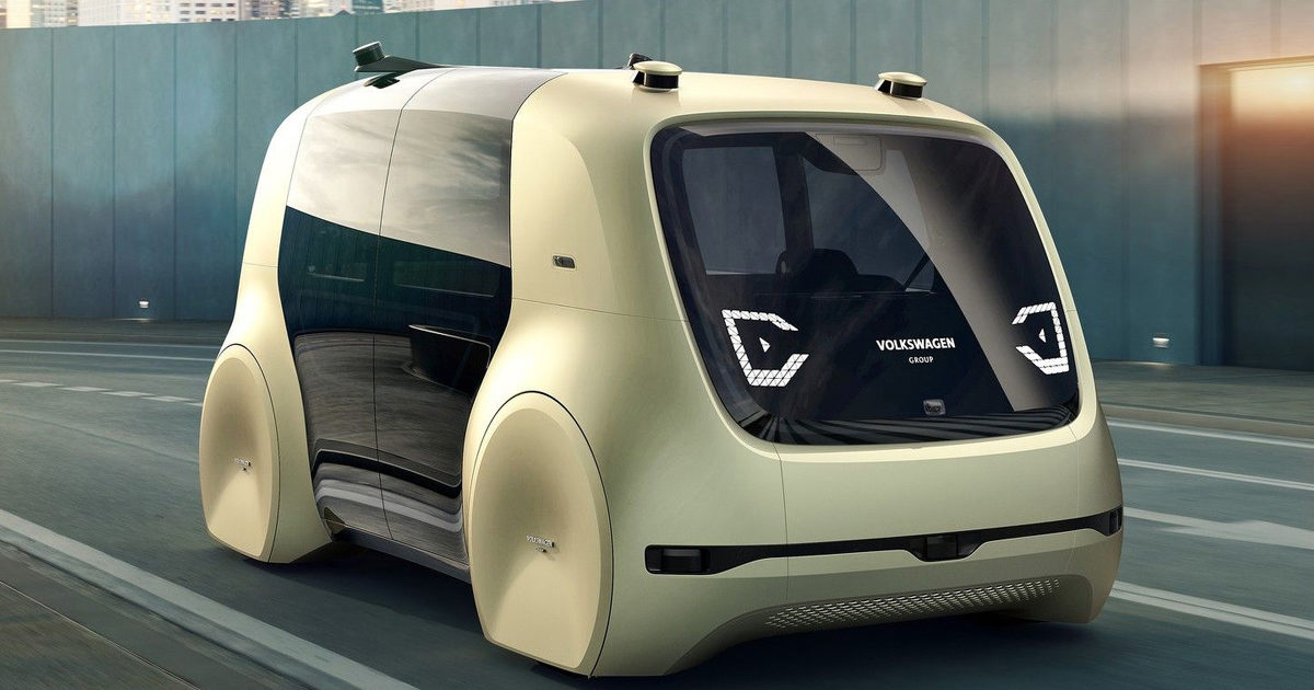 Volkswagen представил электрокар, который нельзя водить