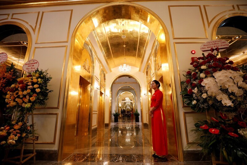Во Вьетнаме открылся отель, покрытый чистым золотом внутри и снаружи гид,заграница,история,путешествия,самостоятельные путешествия,страны