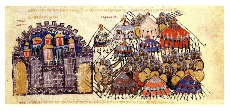 Как арабы штурмовали Константинополь история