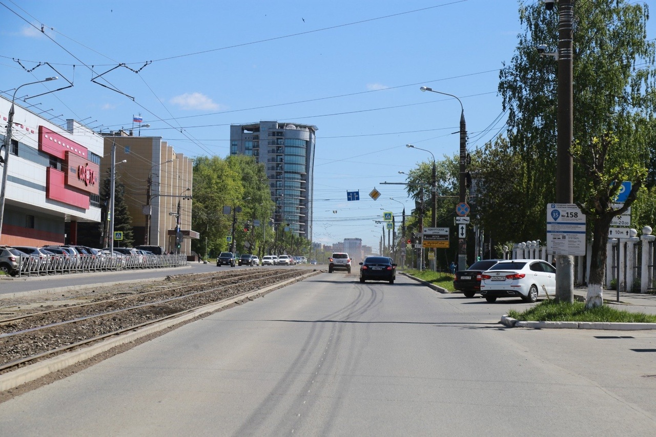 Ремонт дороги на улице Ленина стартовал в Ижевске