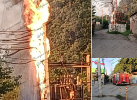 Не прошло и месяца: в Краснодаре снова загорелась электрическая подстанция