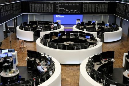 The German share price index DAX graph is pictured at the stock exchange in Frankfurt, Germany, July 15, 2021. REUTERS/Staff