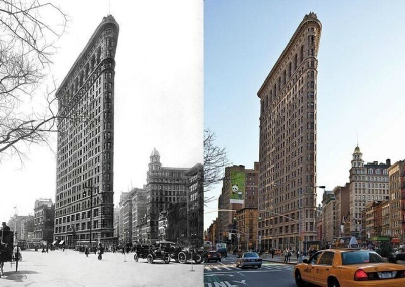 Фотография: Тогда и сейчас: 30 интересных фото, которые показывают течение времени №9 - BigPicture.ru