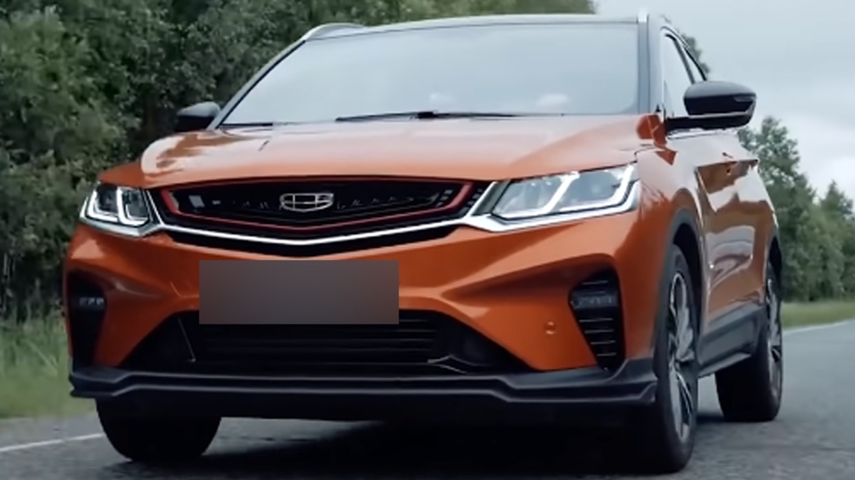 Кроссовер Geely Coolray стал самым продаваемым китайским авто в России