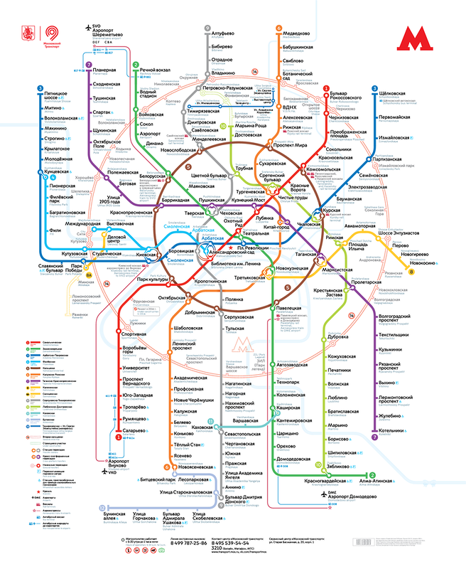 Хронологически последняя схема от 2015 года карта, метро, схема