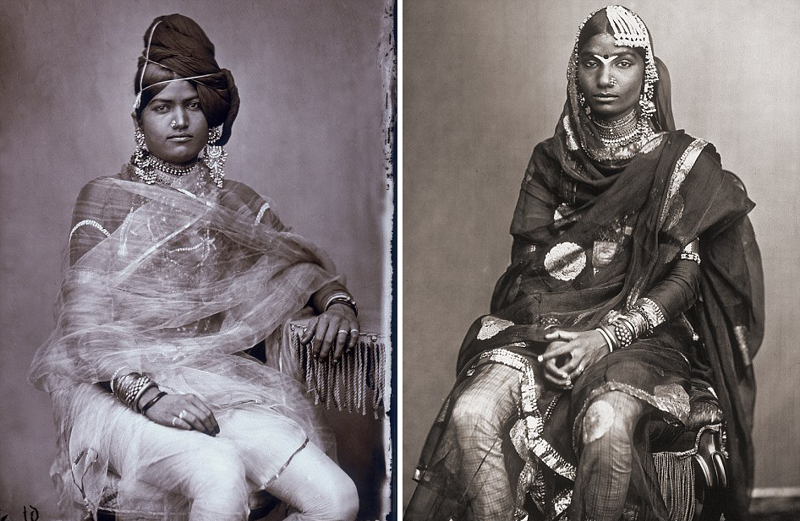  Многочисленные жены индийского махараджи в объективе его фотоаппарата гарем, индия, махараджа, старые фотографии
