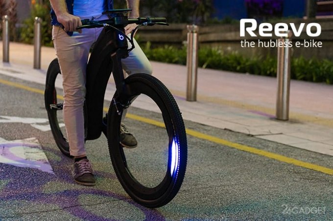 Электрический велосипед с колесами без спиц Beno Reevo собрал на Indiegogo 700 тыс долларов будущее,видео,гаджеты,наука,приборы,роботы,Россия,техника,технологии,электроника