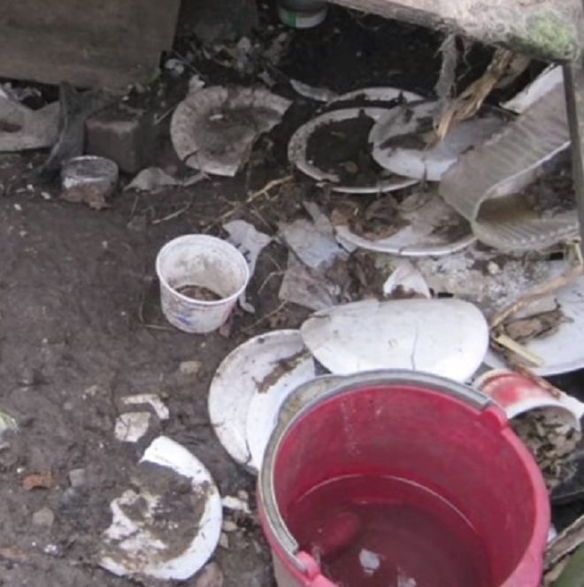 Розовое ведро