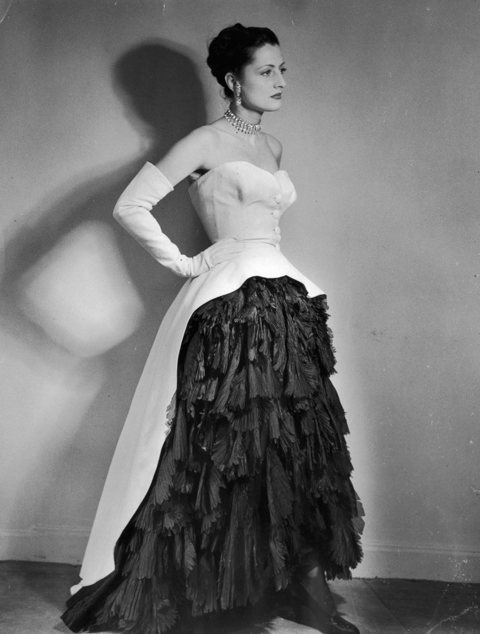 Кутюрное платье Balenciaga, 1951
