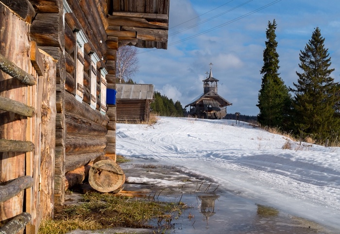 В деревне весной 