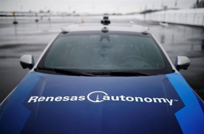 A self-driving car is parked at the Renesas Electronics autonomous vehicle test track in Stratford, Ontario, Canada, March 7, 2018. Picture taken March 7, 2018. REUTERS/Mark Blinch