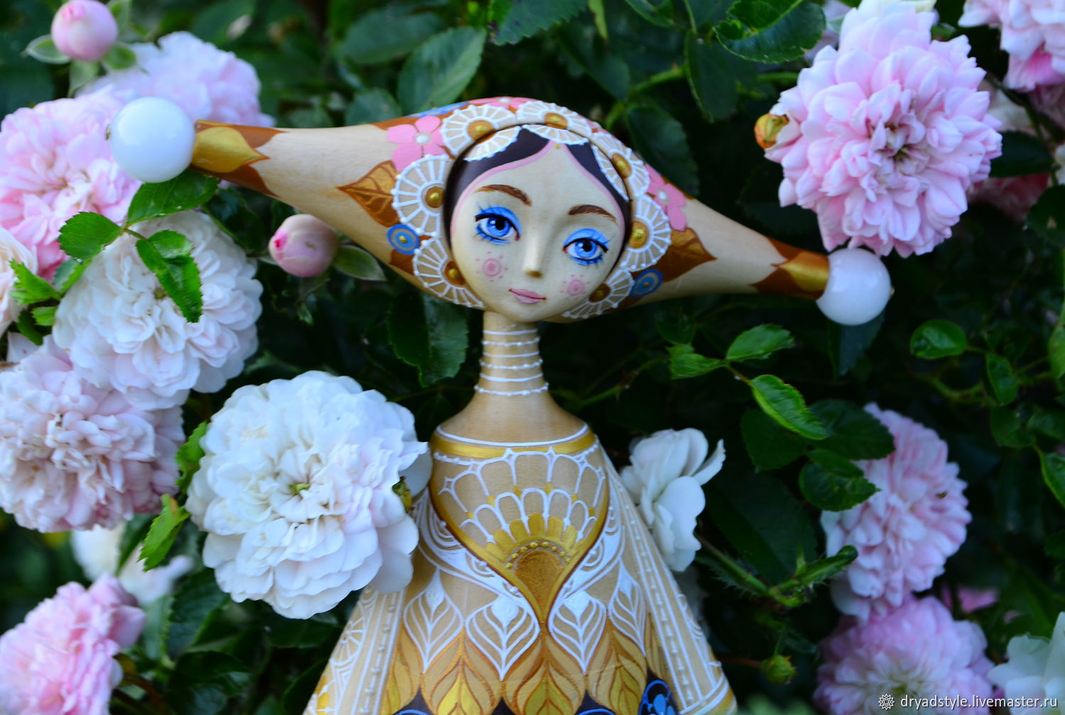 Цветочная фея. Волшебница.Кукла из дерева.Лия, Куклы, Сумы, Фото №1